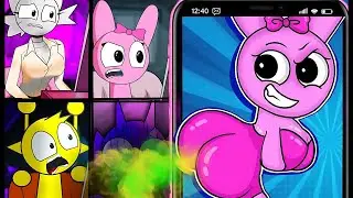 Sprunki Incredibox Wenda x Pinki x Simon x Durple React To SUS TikToks, Themselves, Memes