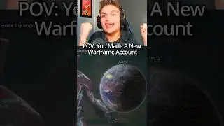 Когда создаёшь новый аккаунт Warframe 😂
