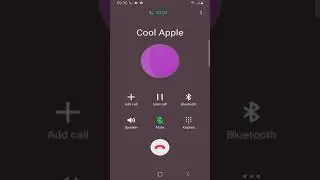 Samsung Galaxy ( Android 10 ) Incoming call/ screen video