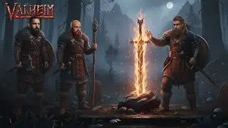 Valheim | ගිනිගන්න කඩුව හොයමූ... | with The Bois | Dyrnwyn sword | Ashlands | Episode 28  🔴 LIVE