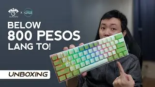 Below 800 pesos! RGB pa! Leaven K61 Unboxing [Eng Subbed] (Tagalog)