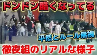 【ドン引き】禁止行為を平然と行う人達がこんなに⁉️ミニーのファンダーランド徹夜組の真実【2026.1.13スニーク】