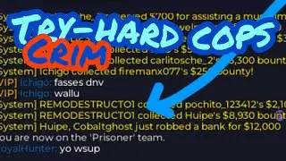 Try-hard Cops vs Criminals in ROBLOX Jailbreak