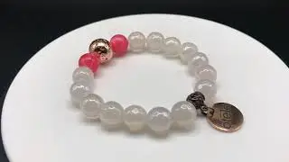 Rosegold Pink Ice Bracelet