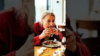 Homeless Woman&rsquo;s Shocking Moment at a Restaurant Will Leave You Speechless #kindness #shorts