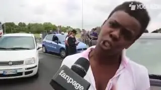 NERA NAPOLETANA CONTRO GLI IMMIGRATI