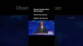 OBAMA KAMALA WILL BE PRESIDENT #shortsfeed #obama #usa #election #campaign #humor #shortvideos #1k