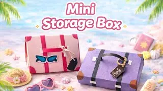DIY Mini Storage Box | Luggage-Inspired Craft Idea | Perfect for storing Small items and Gifting 