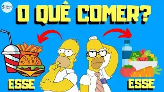 ALIMENTAÇÃO SAUDÁVEL DO HOMER - ATIVIDADE PARA AULA DE EDUCAÇÃO FÍSICA ONLINE - PROF RAMON LIMA