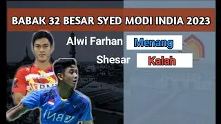 HASIL BABAK 32 BESAR SYED MODI INDIA INTERNATIONAL 2023 (DAY-2)