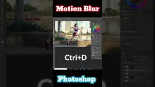How to create dynamic motion blur in photoshop || Motion blur in photoshop || #shorts #short #viral