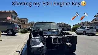 (Vlog 5) E30 Shaved Engine Bay progress!