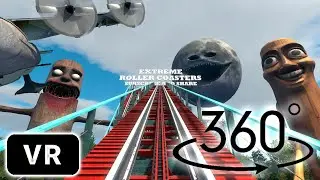 Brainrot Tung Tung Sahur Roller Coaster Meme: Surreal Dreamscape VR #360 #viral