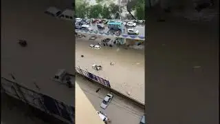 #karachi #rain #2025 #storm #barish #selab