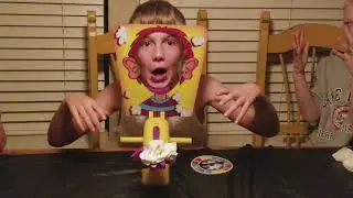 Birthday pie face, December 2017