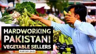 Hardworking Pakistani Vegetable Sellers - Gol Market Karachi Pakistan - Maryam Baig