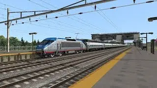 Train Simulator 2020 Chasing Amtrak Bombardier / Alstom HHP-8 Northeast Regional Local (6/4/20)