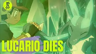 Lucario Dies ( Lucario Death Scene) Pokemon Movie Lucario and the Mystery of Mew
