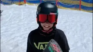 Snowboarding with Orion Casas | First Frontside 900, Superpipe at Mt Hood OR, Summer 2020