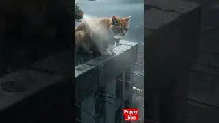 Storm Rescue &ndash; A Brave Little Cat 🐱💨#cat #youtubeshorts #shorts #roblox #funny #gaming #new