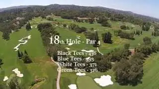 Aerial (drone) Professional Golf Course fly over videos