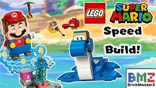 LEGO Super Mario Dorrie's Beachfront Set SPEED BUILD!