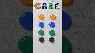 CARE waterdropart full version #alphabetlore #colormixing