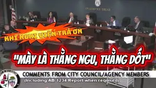 Mr. Nam Quan returned the favor by cursing Westminster Mayor Charlie, 