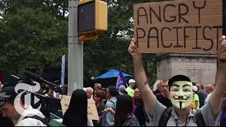 Rallying at the People's Climate March in NYC | The New York Times