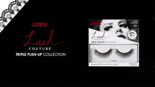 Sneak Peek Clip of The Newest Collection Of Lashes | Kiss Triple Push Up Lashes