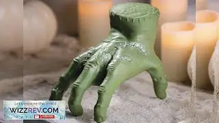 Animated Severed Hand Green Crawling Halloween Prop 7