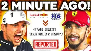 FIA BOMBSHELL! Verstappen & Hamilton Hit With SHOCK Penalty Decision That Rocks Formula 1!