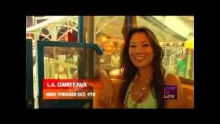 LXTV 1st LOOK Host Angela Sun hits the LA County Fair