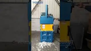 SKBALER Vertical Paper Baler: Efficient Baling for Waste Paper & Shredded Paper - Made in China