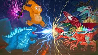 GODZILLA vs DINOSAURS | Spider-Man