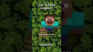 How To Make A Ladder In Minecraft!