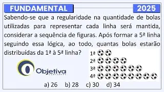 Questão de SEQUÊNCIA Fácil na Prova da Banca OBJETIVA