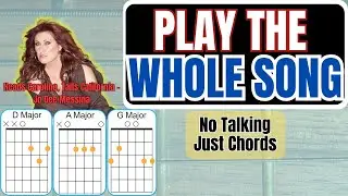 Heads Carolina, Tails California by Jo Dee Messina: Guitar Play-Along + Chords on Screen