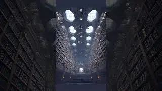 Mystical Cosmic Library Generated by AI🔥🔥🙃