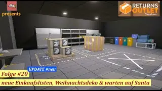 Returns Outlet Simulator #20  neue Einkaufslisten, Weihnachtsdeko & warten auf Santa (deutsch)
