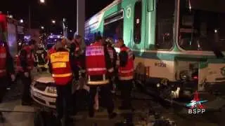 Accident de circulation entre un tramway et un véhicule de tourisme