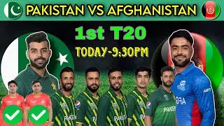 PAKISTAN VS AFGHANISTAN 1st T20 | PAKISTAN PLAYING 11 FOR 1ST T20 | PAK VS AFG 2023