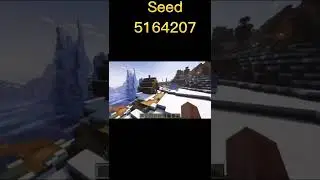 Minecraft Java 1.19.2 Seed Video With Snowy Village  #shorts #trending #viral #seed #bestseed