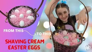 Shaving Cream Easter Eggs. DIY Fun and Easy Egg Dyeing!!