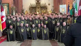 Lidzbark Warmiński. 15-lecie Zakonu Rycerzy św. Jana Pawła II; Msza św.