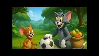 Tom and Jerry fun playing time in the garden 3D Carton and nursery Rhyme for kids new 2026