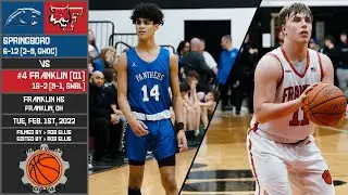 Springboro spoils Luke Kennard's jersey retirement with a big road victory! (Full Game Highlights)