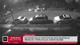 Shocking video shows moment during South Baltimore mass shooting that killed two, injured 15 minors