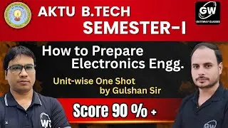Electronics Engg. 🔥 Unitwise  One Shot 📘 | By Gulshan Sir  | Gateway Classes 🎯 AKTU
