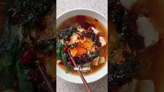 SPICY HOT POT WITH A FRIED EGG 🥵